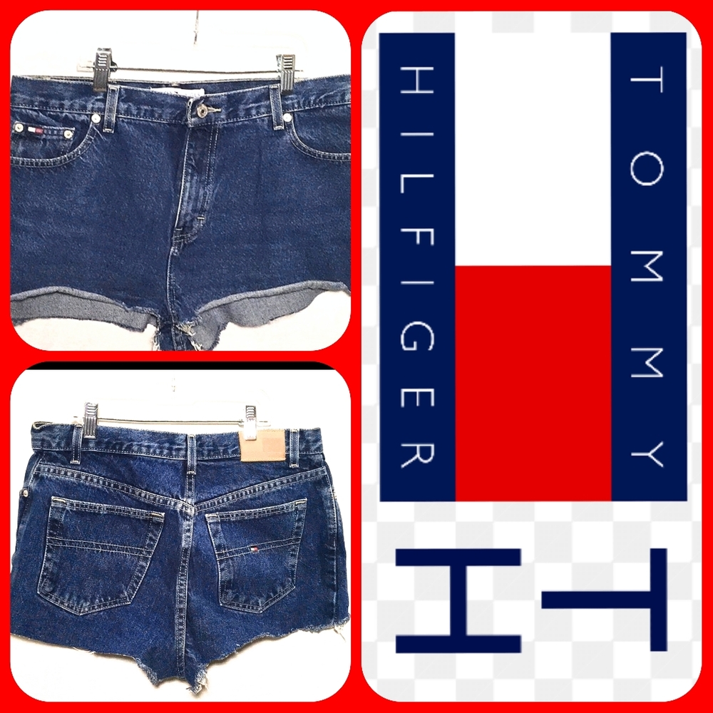 10 VINTAGE SUPER HIGH WAISTED CHEEKY RAW CUT DENIM SHORTS